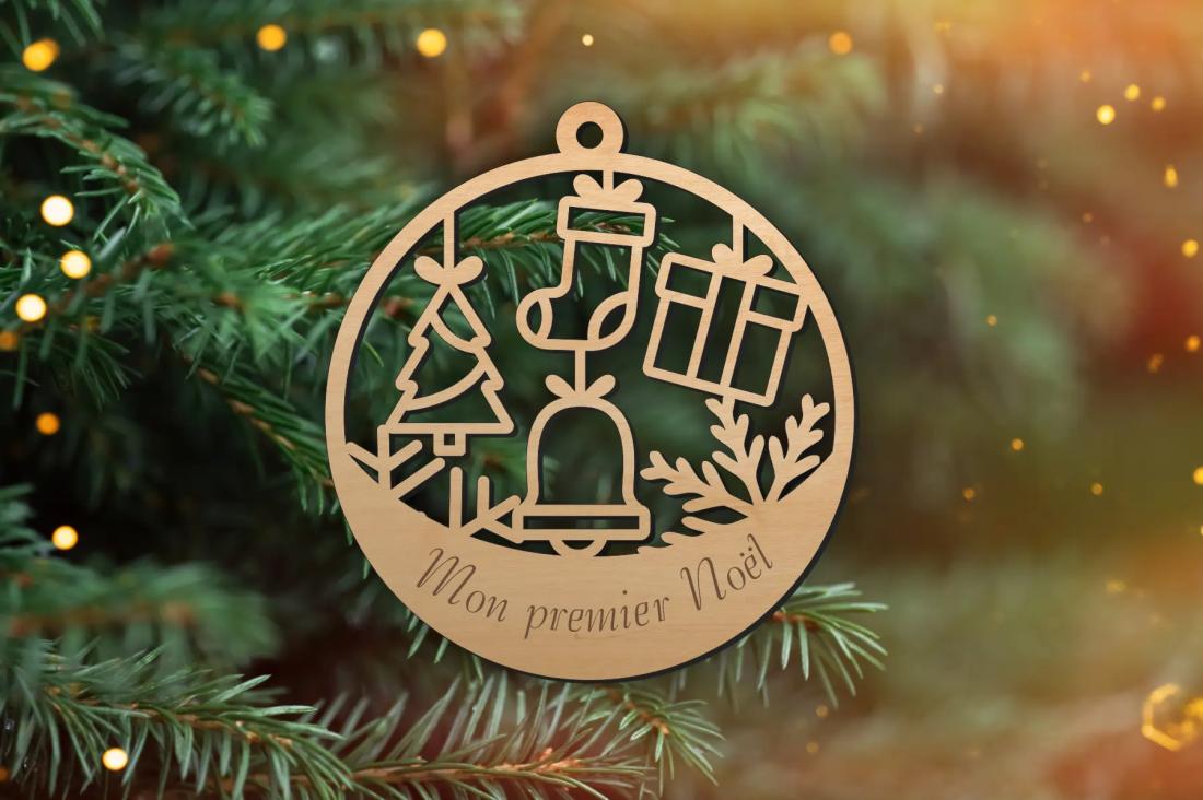 Boule de Noël - cadeaux