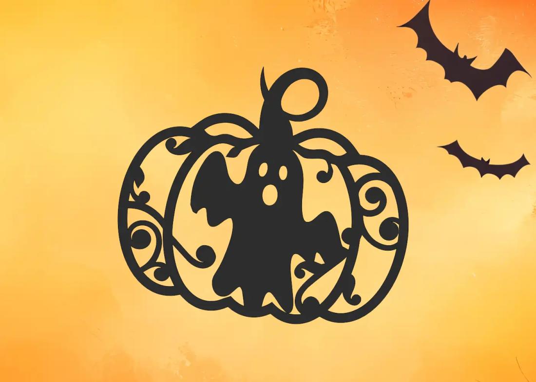 Déco citrouille Halloween - Ghost
