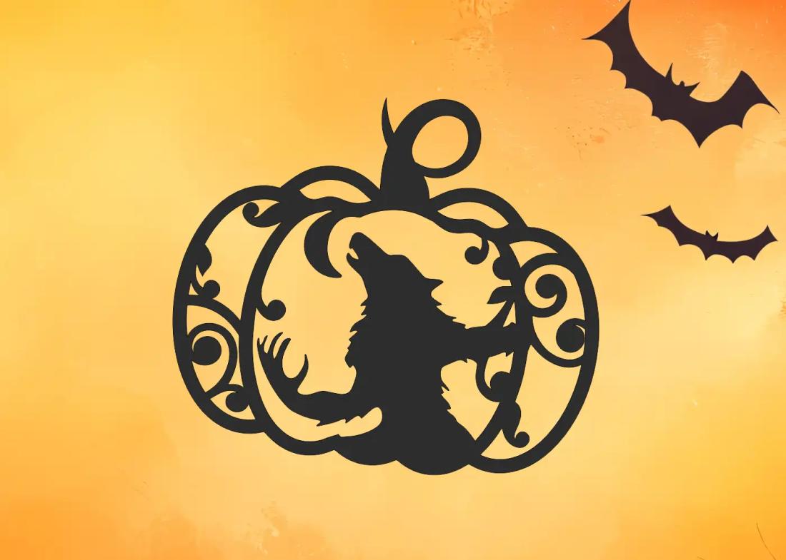 Déco citrouille Halloween - Werewolf