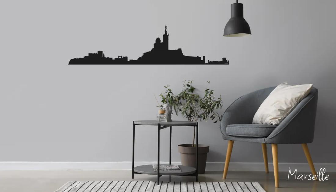 Déco Skyline - ville de Marseille