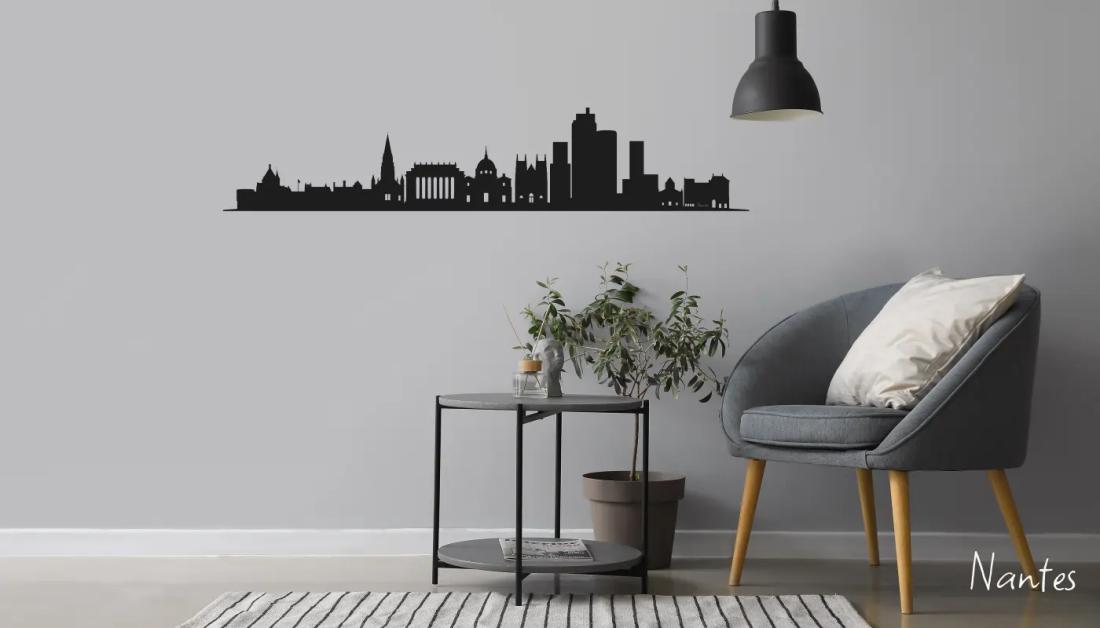 Déco Skyline - ville de Nantes