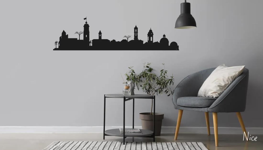 Déco Skyline - ville de Nice