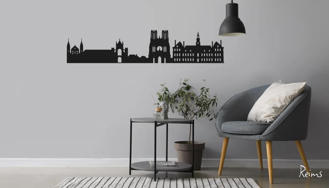 Déco Skyline - ville de Reims