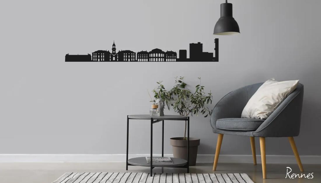 Déco Skyline - ville de Rennes