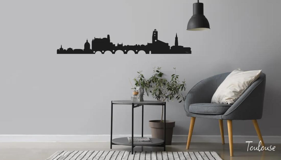 Déco Skyline - ville de Toulouse