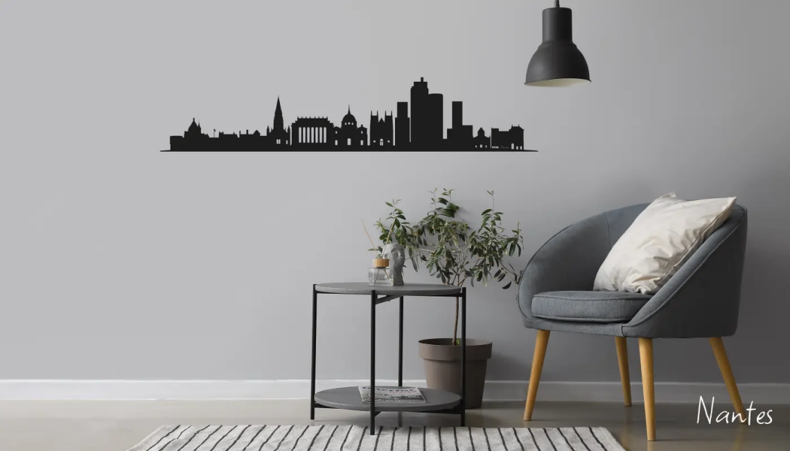 skyline Nantes en Fibracolor