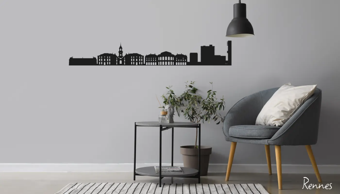 skyline Rennes en Fibracolor